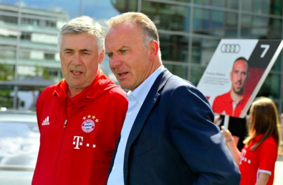 Karl-Heinz Rummenigge & Carlo Ancelotti.